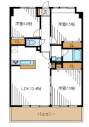 シャンティ等々力の物件間取画像